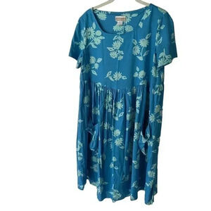 VINTAGE Coldwater Creek flower print Dress size S